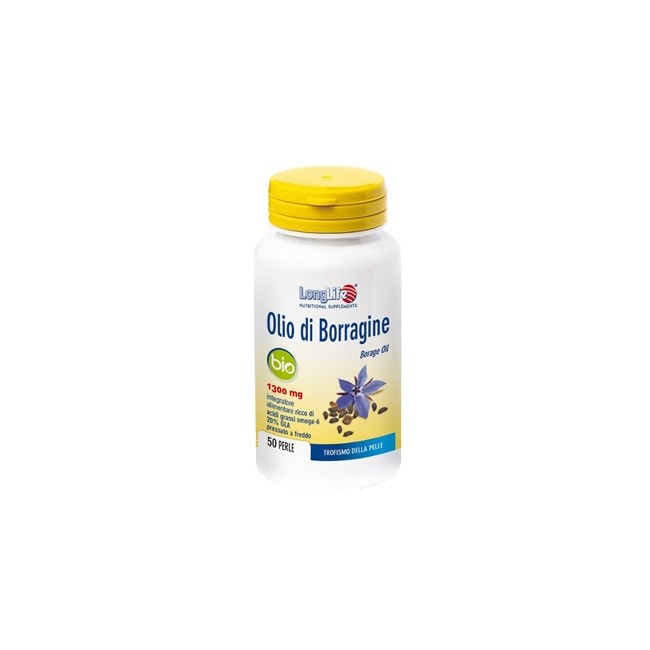 LONGLIFE OLIO BORRAGINE BIO 50 PERLE LONGLIFE OLIO BORRAGINE BIO 50 PERLE