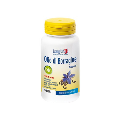 LONGLIFE OLIO BORRAGINE BIO 50 PERLE LONGLIFE OLIO BORRAGINE BIO 50 PERLE