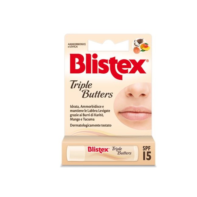 BLISTEX TRIPLE BUTTERS STICK LABBRA BLISTEX TRIPLE BUTTERS STICK LABBRA