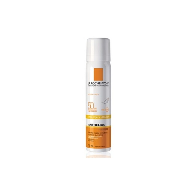 Flacone da 75 ml di Anthelios Spray Viso Invisibile Spf 50+