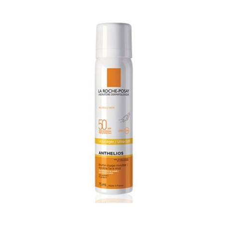 Flacone da 75 ml di Anthelios Spray Viso Invisibile Spf 50+