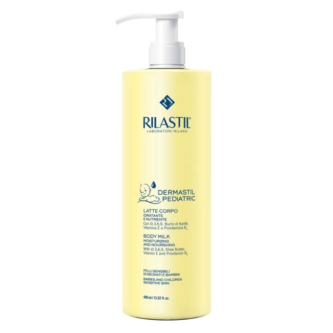 RILASTIL Dermastil pediatric latte corpo emolliente 400 ml RILASTIL Dermastil pediatric latte corpo emolliente 400 ml