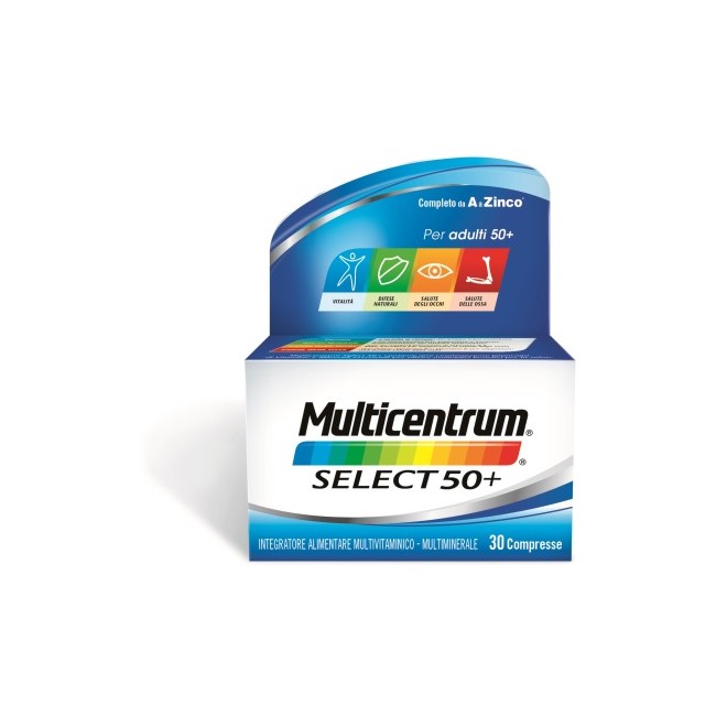 MULTICENTRUM SELECT 50+ 30 COMPRESSE MULTICENTRUM SELECT 50+ 30 COMPRESSE