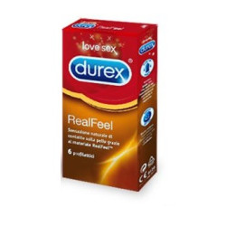 Durex Linea Feeling Contatto RealFeel Confezione con 6 Profilattici Durex Linea Feeling Contatto RealFeel Confezione con 6 Profilattici