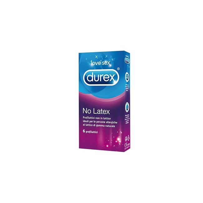 Durex No Latex Profilattico Senza Lattice - 6 pezzi Durex No Latex Profilattico Senza Lattice - 6 pezzi