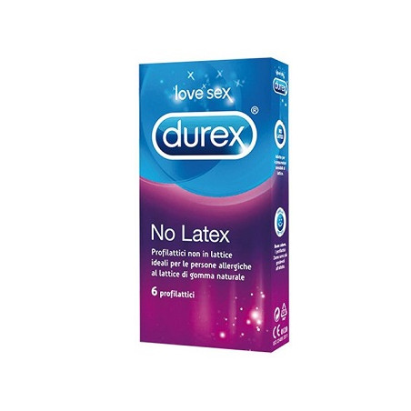Durex No Latex Profilattico Senza Lattice - 6 pezzi