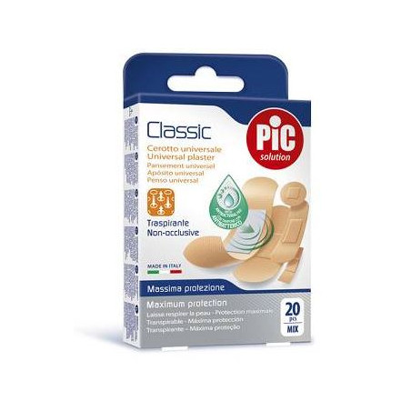 CEROTTO PIC CLASSIC MIX ANTIBATTERICO 20 PEZZI CEROTTO PIC CLASSIC MIX ANTIBATTERICO 20 PEZZI