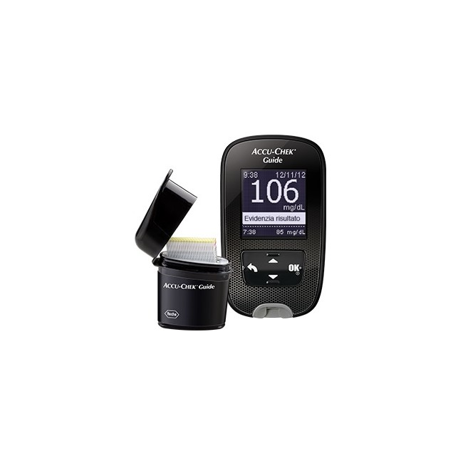 KIT GLUCOMETRO ACCU-CHEK GUIDE MG/DL + PUNGIDITO FASTCLIX