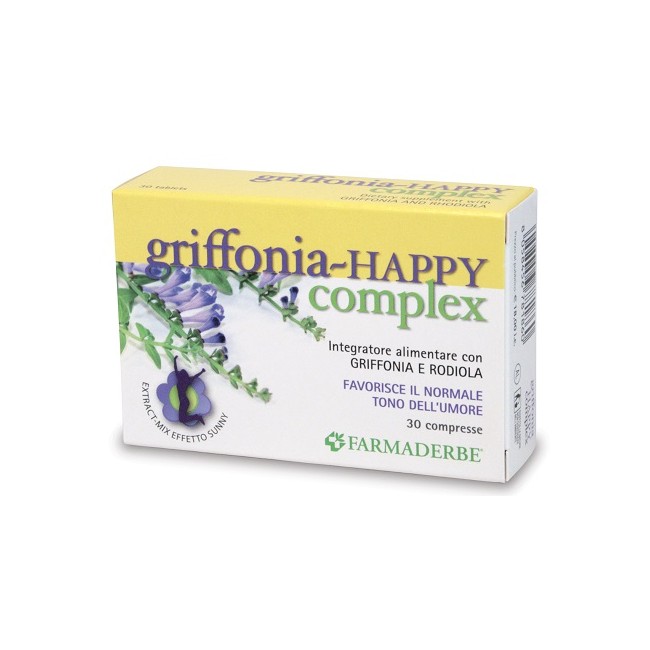 GRIFFONIA HAPPY COMPLEX 30 COMPRESSE GRIFFONIA HAPPY COMPLEX 30 COMPRESSE