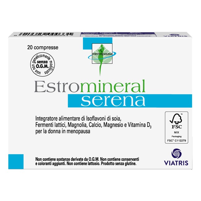 ESTROMINERAL SERENA 20 COMPRESSE ESTROMINERAL SERENA 20 COMPRESSE