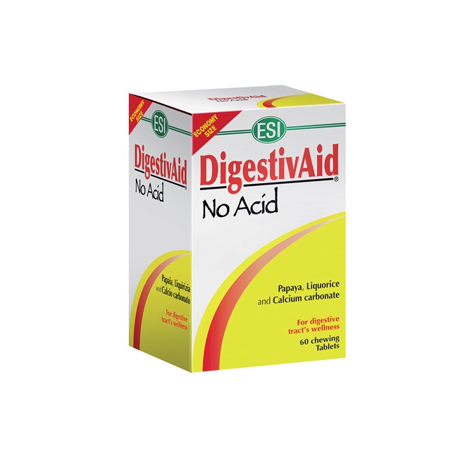 ESI DIGESTIVAID NO ACID 60 TAVOLETTE ESI DIGESTIVAID NO ACID 60 TAVOLETTE