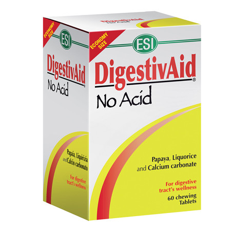 ESI DIGESTIVAID NO ACID 60 TAVOLETTE ESI DIGESTIVAID NO ACID 60 TAVOLETTE