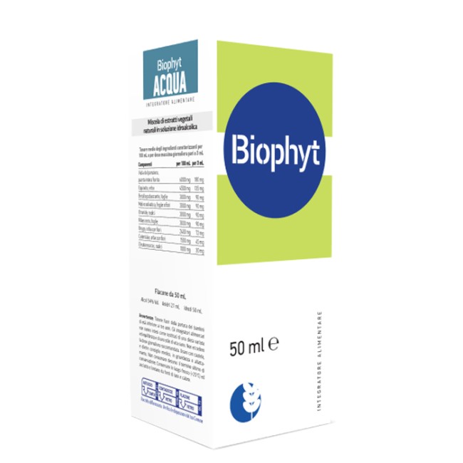BIOPHYT ACQUA 50 ML SOLUZIONE IDROALCOLICA BIOPHYT ACQUA 50 ML SOLUZIONE IDROALCOLICA