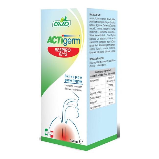 ACTIGERM RESPIRO 0-12 200 ML ACTIGERM RESPIRO 0-12 200 ML