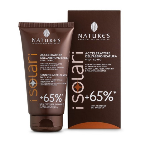 NATURE'S I SOLARI ACCELERATORE DELL'ABBRONZATURA +65% 150 ML NATURE'S I SOLARI ACCELERATORE DELL'ABBRONZATURA +65% 150 ML