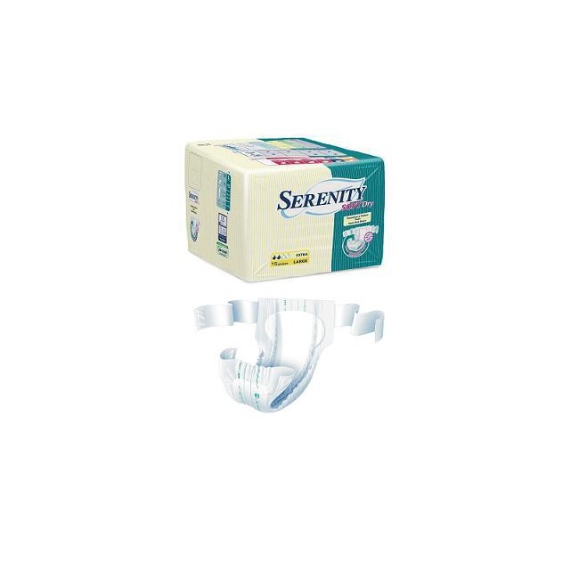PANNOLONE PER INCONTINENZA SERENITY VESTE SD FORMATO SUPER TAGLIA MEDIUM 15 PEZZI PANNOLONE PER INCONTINENZA SERENITY VESTE SD FORMATO SUPER TAGLIA MEDIUM 15 PEZZI