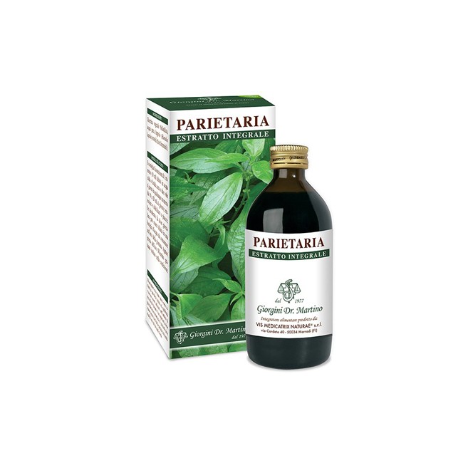 PARIETARIA ESTRATTO INTEGRALE 200 ML PARIETARIA ESTRATTO INTEGRALE 200 ML