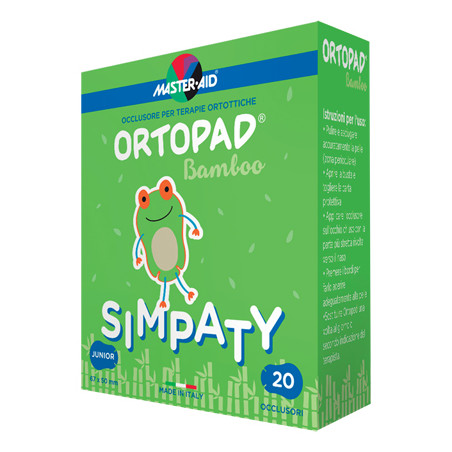 CEROTTO OCULARE PER ORTOTTICA ORTOPAD SIMPATY JUNIOR 5X6,7 50 PEZZI CEROTTO OCULARE PER ORTOTTICA ORTOPAD SIMPATY JUNIOR 5X6,7 50 PEZZI