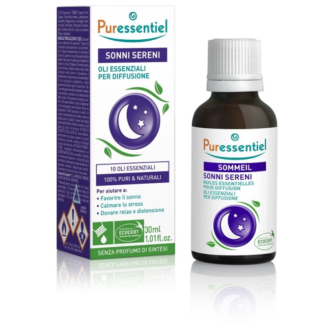 MISCELA SONNI SERENI OLI ESSENZIALI PER DIFFUSIONE 30 ML MISCELA SONNI SERENI OLI ESSENZIALI PER DIFFUSIONE 30 ML