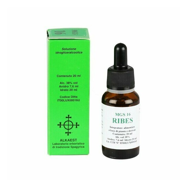 MGS16 RIBES MACERATO GLICERICO SPG 20 ML MGS16 RIBES MACERATO GLICERICO SPG 20 ML