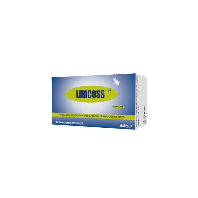 LIRICOSS 30 COMPRESSE OROSOLUBILI LIRICOSS 30 COMPRESSE OROSOLUBILI