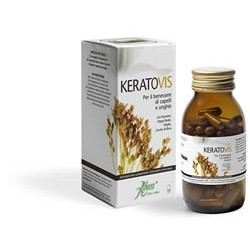 Flacone da 100 opercoli di Keratovis Integratore Con Miglio Per La Salute Dei Capelli.