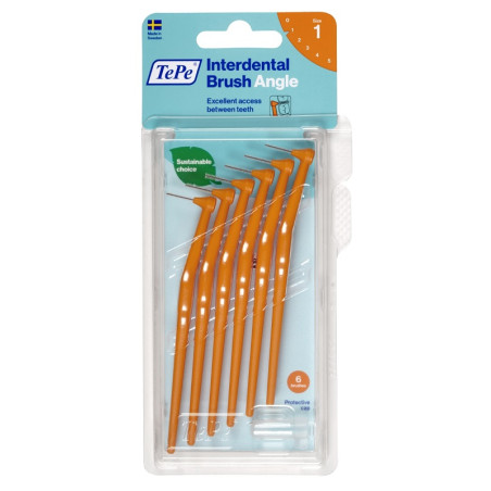 TEPE ANGLE SCOVOLINO ARANCIO 0,45MM 6 PEZZI TEPE ANGLE SCOVOLINO ARANCIO 0,45MM 6 PEZZI