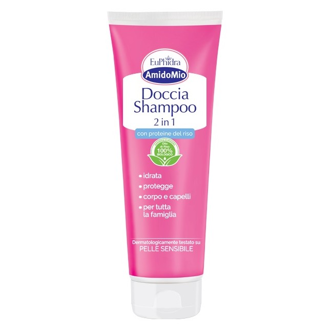 Tuba da 200 ml di Euphidra Amidomio Doccia Shampoo 2 in 1 Tuba da 200 ml di Euphidra Amidomio Doccia Shampoo 2 in 1
