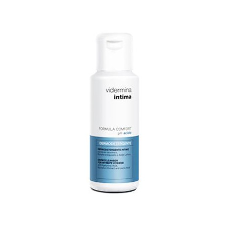 Flacone da 300 ml di Vidermina Intima Detergente Intimo Per Igiene Quotidiana. Flacone da 300 ml di Vidermina Intima Detergente Intimo Per Igiene Quotidiana.