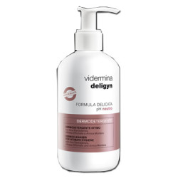 Flacone da 300 ml di Vidermina Deligyn Detergente Quotidiano Per Rossore Bruciore Prurito Intimo.