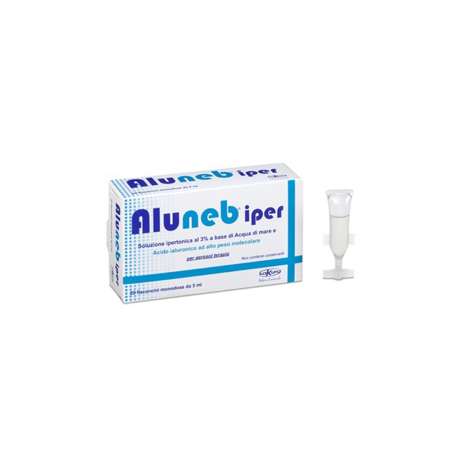 ALUNEB SOLUZIONE IPERTONICA 20 FLACONCINI MONODOSE DA 5 ML ALUNEB SOLUZIONE IPERTONICA 20 FLACONCINI MONODOSE DA 5 ML