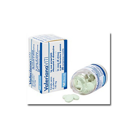 Confezione da 30 compresse di Marco Viti Valeriana, integratore per favorire il sonno.
