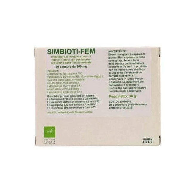 SIMBIOTI FEM 60 CAPSULE SIMBIOTI FEM 60 CAPSULE
