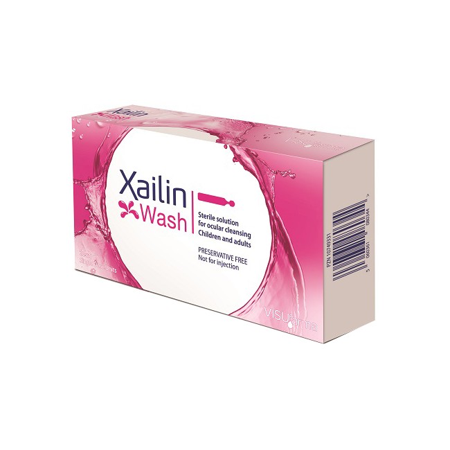XAILIN WASH SOLUZIONE STERILE OCULARE 20 FLACONCINI 5 ML MONODOSE XAILIN WASH SOLUZIONE STERILE OCULARE 20 FLACONCINI 5 ML MONODOSE