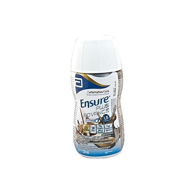 ENSURE PLUS ADVANCE CAFFE' 4 BOTTIGLIE DA 220 ML ENSURE PLUS ADVANCE CAFFE' 4 BOTTIGLIE DA 220 ML