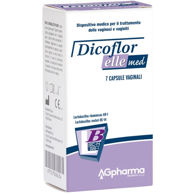 DICOFLOR ELLE MED 7 CAPSULE VAGINALI DICOFLOR ELLE MED 7 CAPSULE VAGINALI