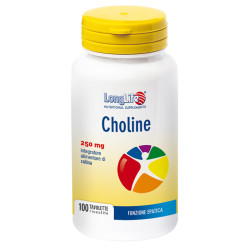 Longlife Choline Per La Funzione Epatica e Cardiaca 50 Tavolette