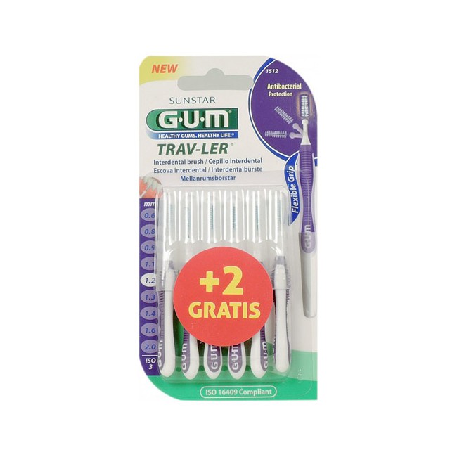 GUM TRAVLER 1512 SCOVO 1,2 6 PEZZI GUM TRAVLER 1512 SCOVO 1,2 6 PEZZI