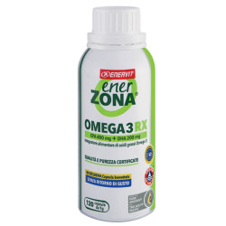 Barattolo da 120 capsule di Enerzona Omega 3 RX, integratore di EPA e DHA.