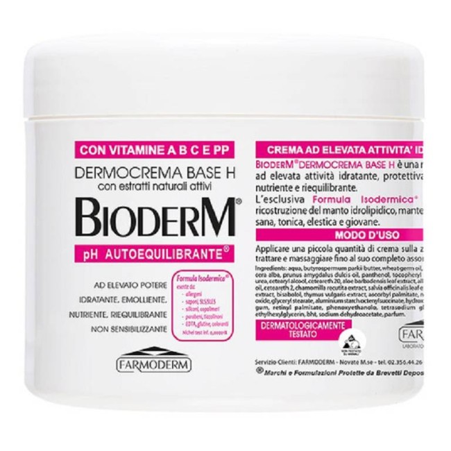 BIODERM DERMOCREMA VASO 500 ML BIODERM DERMOCREMA VASO 500 ML