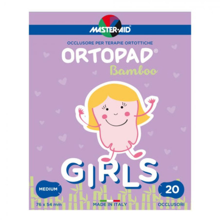 CEROTTO OCULARE PER ORTOTTICA ORTOPAD GIRLS M 5,4X7,6 20 PEZZI CEROTTO OCULARE PER ORTOTTICA ORTOPAD GIRLS M 5,4X7,6 20 PEZZI