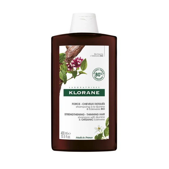 KLORANE SHAMPOO CHININA-STELLA ALPINA BIO 400 ML KLORANE SHAMPOO CHININA-STELLA ALPINA BIO 400 ML