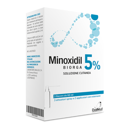 MINOXIDIL BIORGA*SOL CUT 3FL5% MINOXIDIL BIORGA*SOL CUT 3FL5%