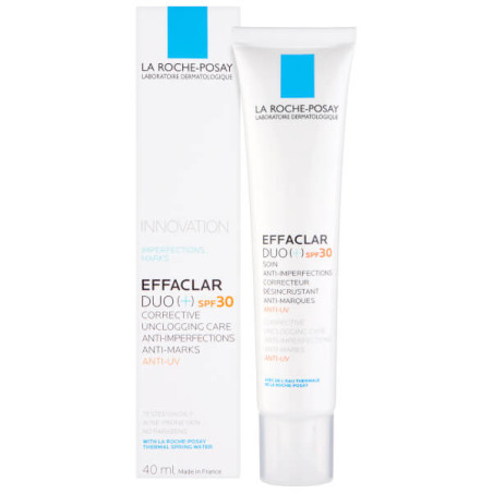 Tubo da 40 ml di La Roche Posay Effaclar Duo+ Spf 30 Tubo da 40 ml di La Roche Posay Effaclar Duo+ Spf 30