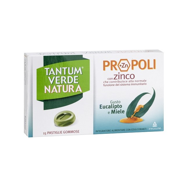 TANTUM VERDE NATURA PASTIGLIE GOMMOSE EUCALIPTO & MIELE 30 G TANTUM VERDE NATURA PASTIGLIE GOMMOSE EUCALIPTO & MIELE 30 G