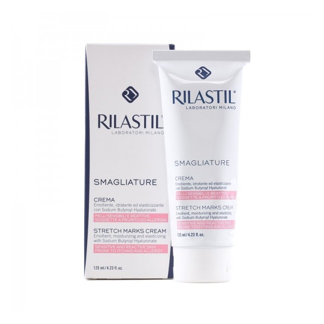 Tubo da 200 ml di Rilastil Crema Smagliature per Pelli Sensibili Tubo da 200 ml di Rilastil Crema Smagliature per Pelli Sensibili