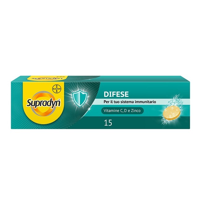 SUPRADYN DIFESE 15 COMPRESSE EFFERVESCENTI SUPRADYN DIFESE 15 COMPRESSE EFFERVESCENTI