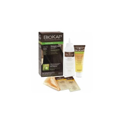 BIOKAP NUTRICOLOR DELICATO RAPID 5,05 CASTANO NOCCIOLA TINTA TUBO+FLACONE 135 ML BIOSLINE