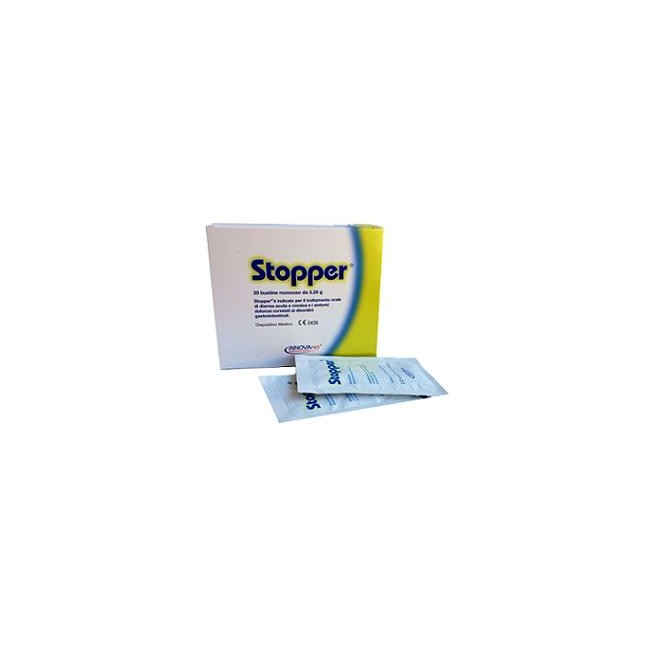 STOPPER GRANULARE DA DISPERDERE IN ACQUA 20 BUSTINE X 65 G STOPPER GRANULARE DA DISPERDERE IN ACQUA 20 BUSTINE X 65 G