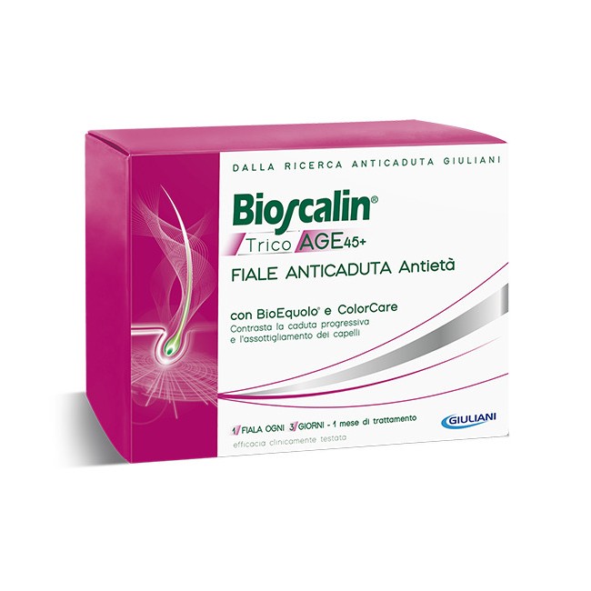 Giuliani spa Bioscalin Tricoage 45+ 10 fiale anticaduta Giuliani spa Bioscalin Tricoage 45+ 10 fiale anticaduta